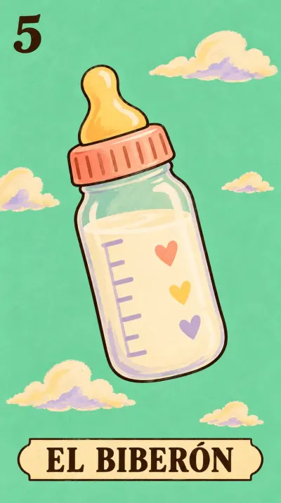 El Biberón, carta 5 de la lotería de baby shower