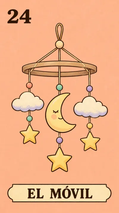 El Móvil, carta 24 de la lotería de baby shower