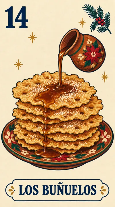 Los Buñuelos, carta 14 de la lotería navideña
