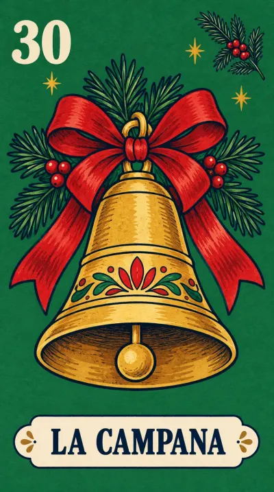 La Campana, carta 30 de la lotería navideña