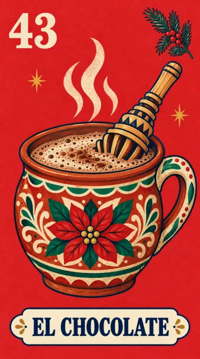 El Chocolate, carta 43 de la lotería navideña