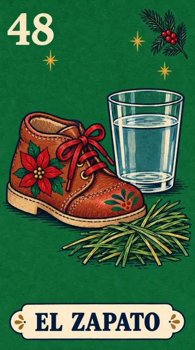 El Zapato, carta 48 de la lotería navideña