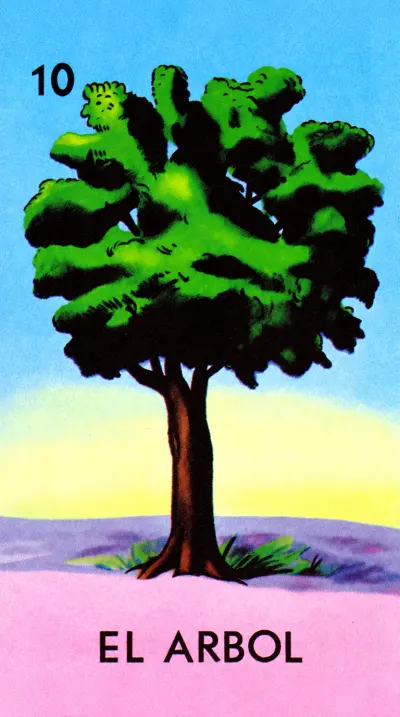 El Árbol, carta 10 de la Lotería Mexicana