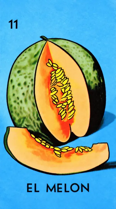 El Melón, carta 11 de la Lotería Mexicana