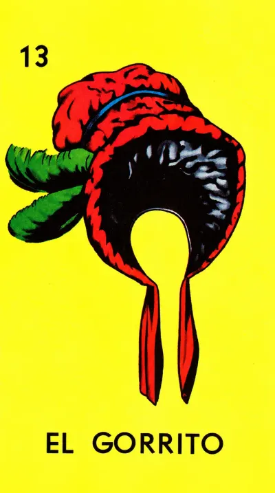 El Gorrito, carta 13 de la Lotería Mexicana