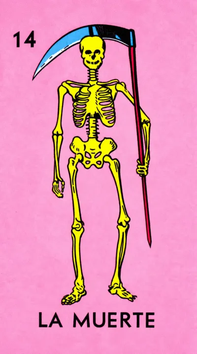 La Muerte, carta 14 de la Lotería Mexicana