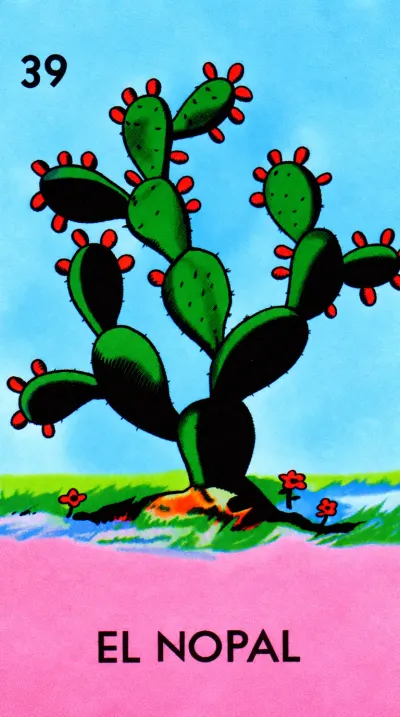 El Nopal, carta 39 de la Lotería Mexicana