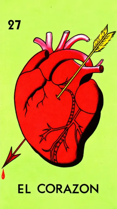 El Corazón, carta 27 de la Lotería Mexicana