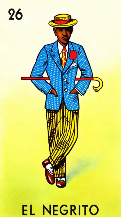 El Negrito, carta 26 de la Lotería Mexicana