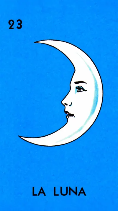 La Luna, carta 23 de la Lotería Mexicana
