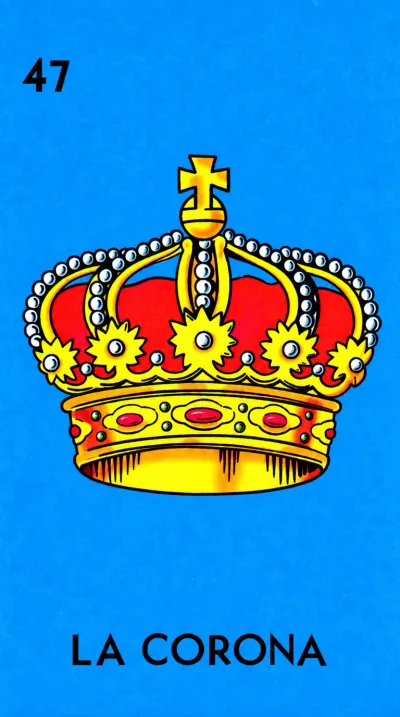 La Corona, carta 47 de la Lotería Mexicana
